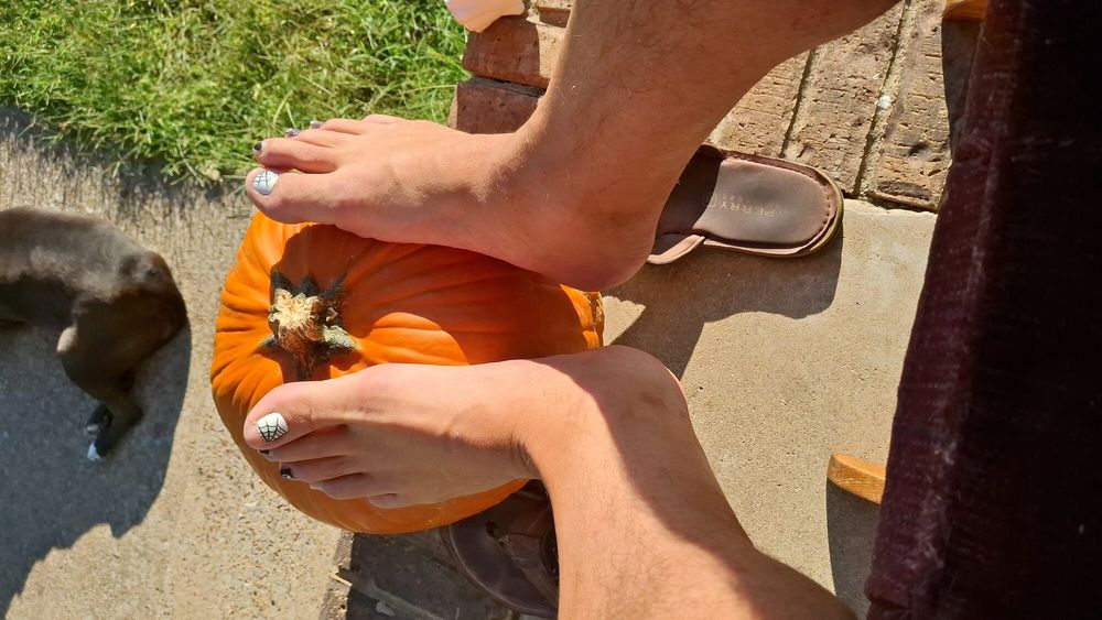 Pumpkin Foot Fetish #33