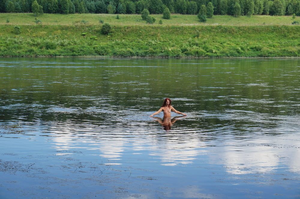 Nude Playing in Volga-river #57