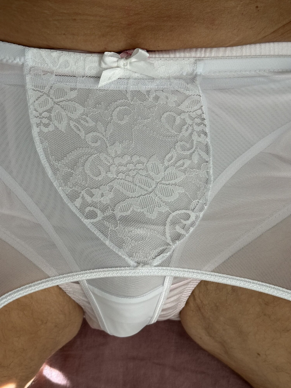 White lingerie and garter #10
