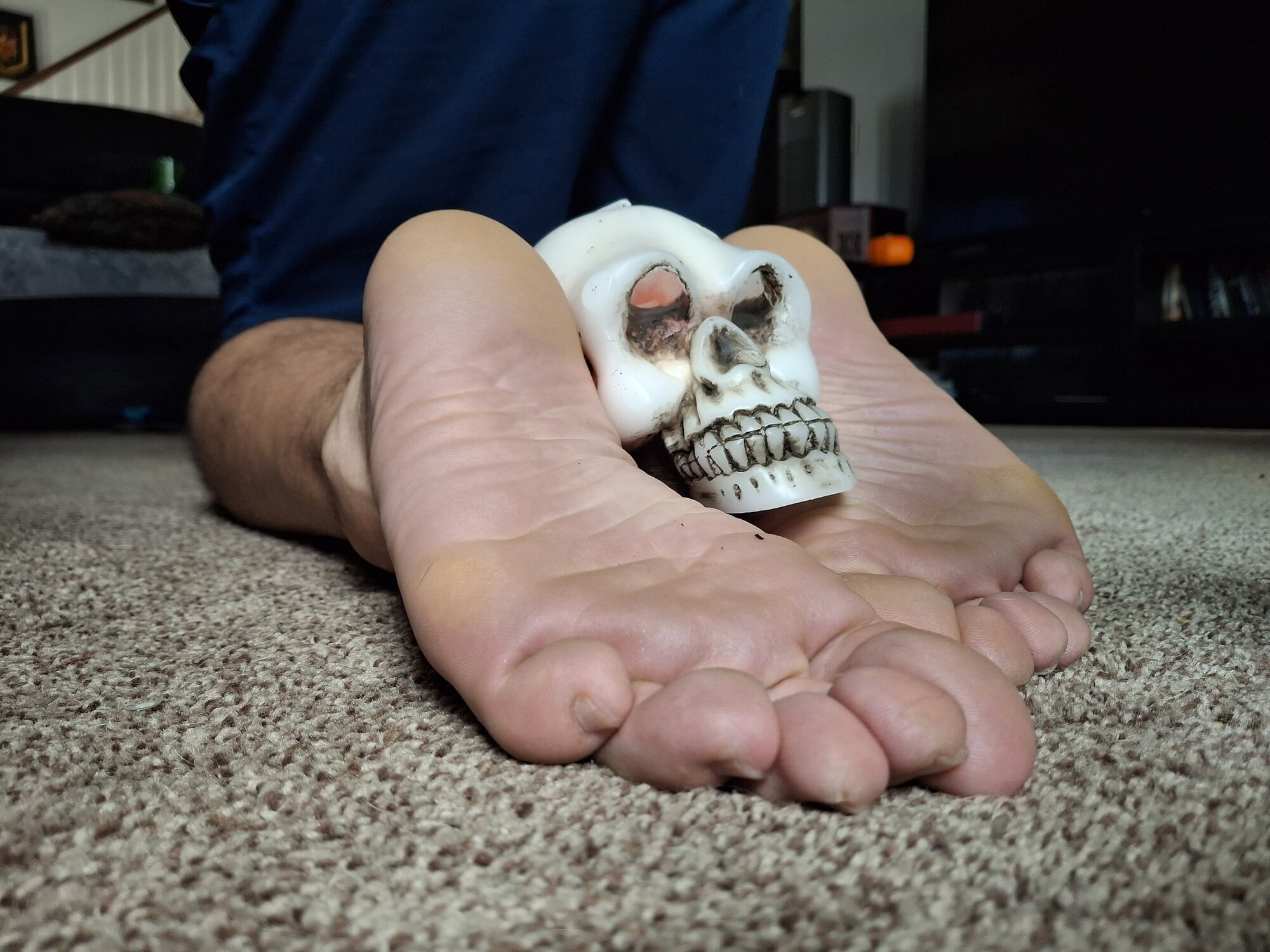 My feet are ready for Halloween are yours?