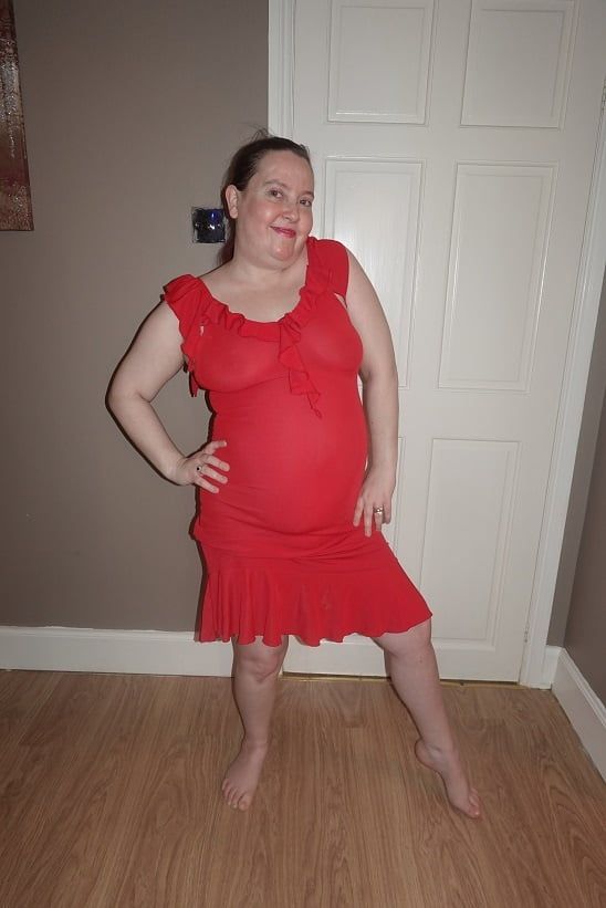 Haley Date night red dress #5