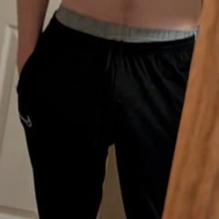 Skinny twink in joggers 