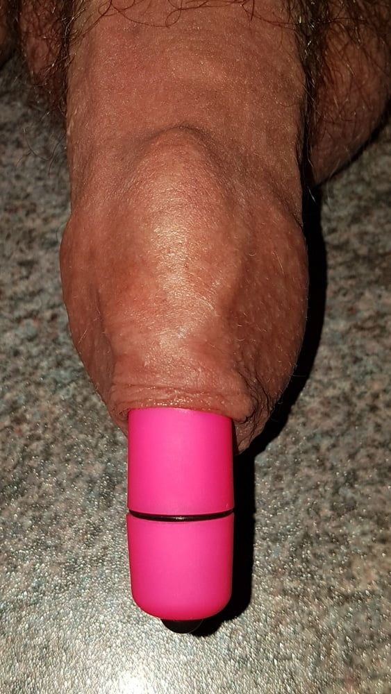Playing with small vibrator #46