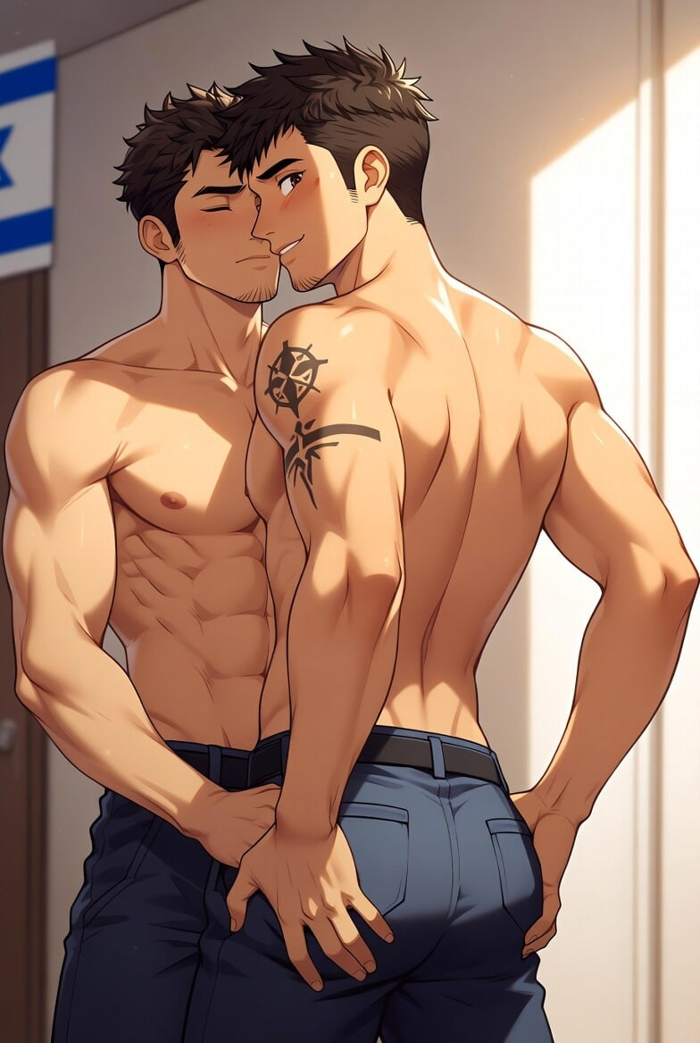 "Israeli Military Boys Intense Barracks Hook-Up – Uniform Ga #45