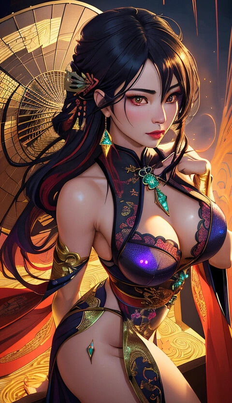 chinese temple (Ai models) #33