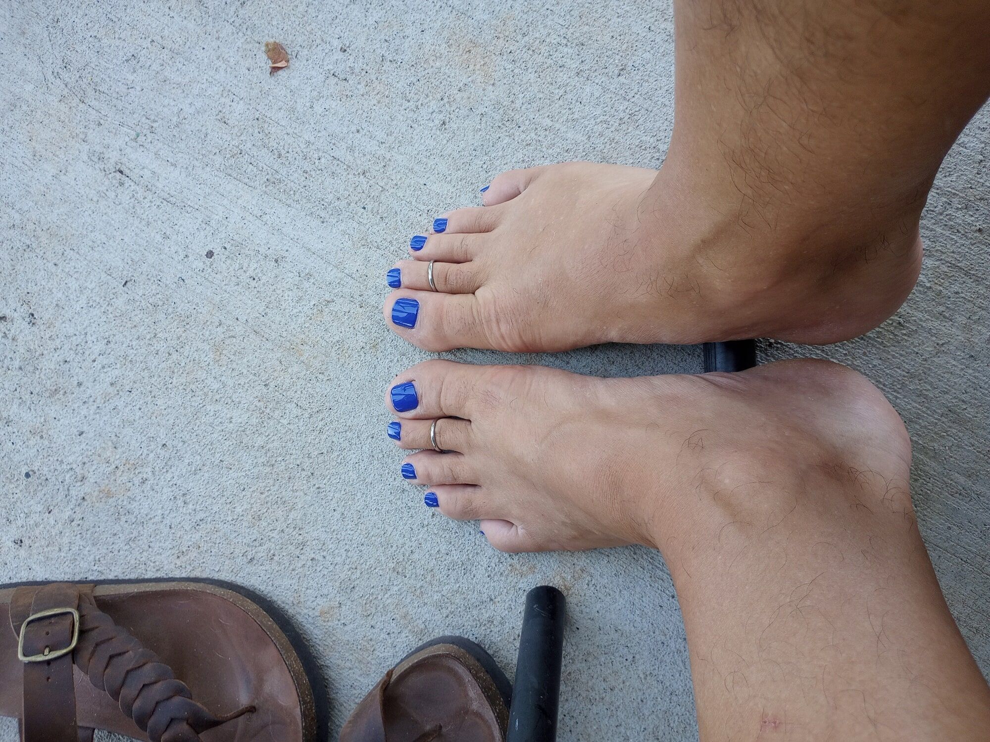 Showing off my new pedicure