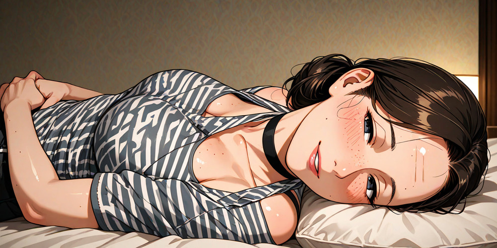 Brunette Teasing Digital Art #10