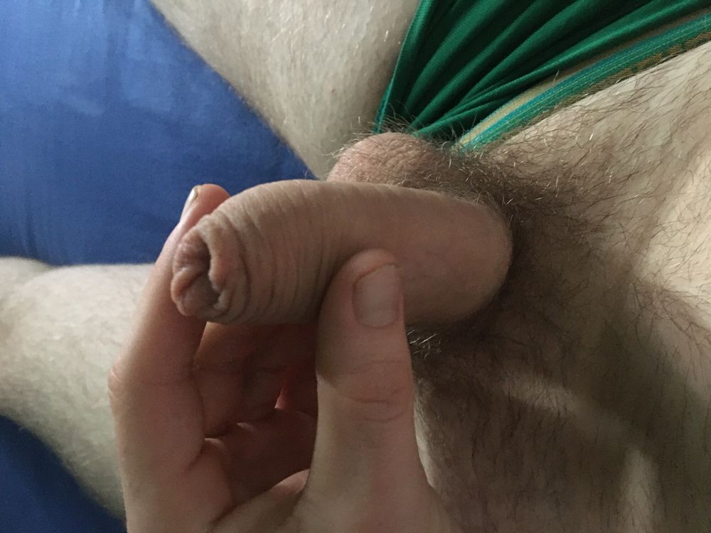 Hairy Dick And Balls Cockhead Foreskin Play With Pre- Cum #29