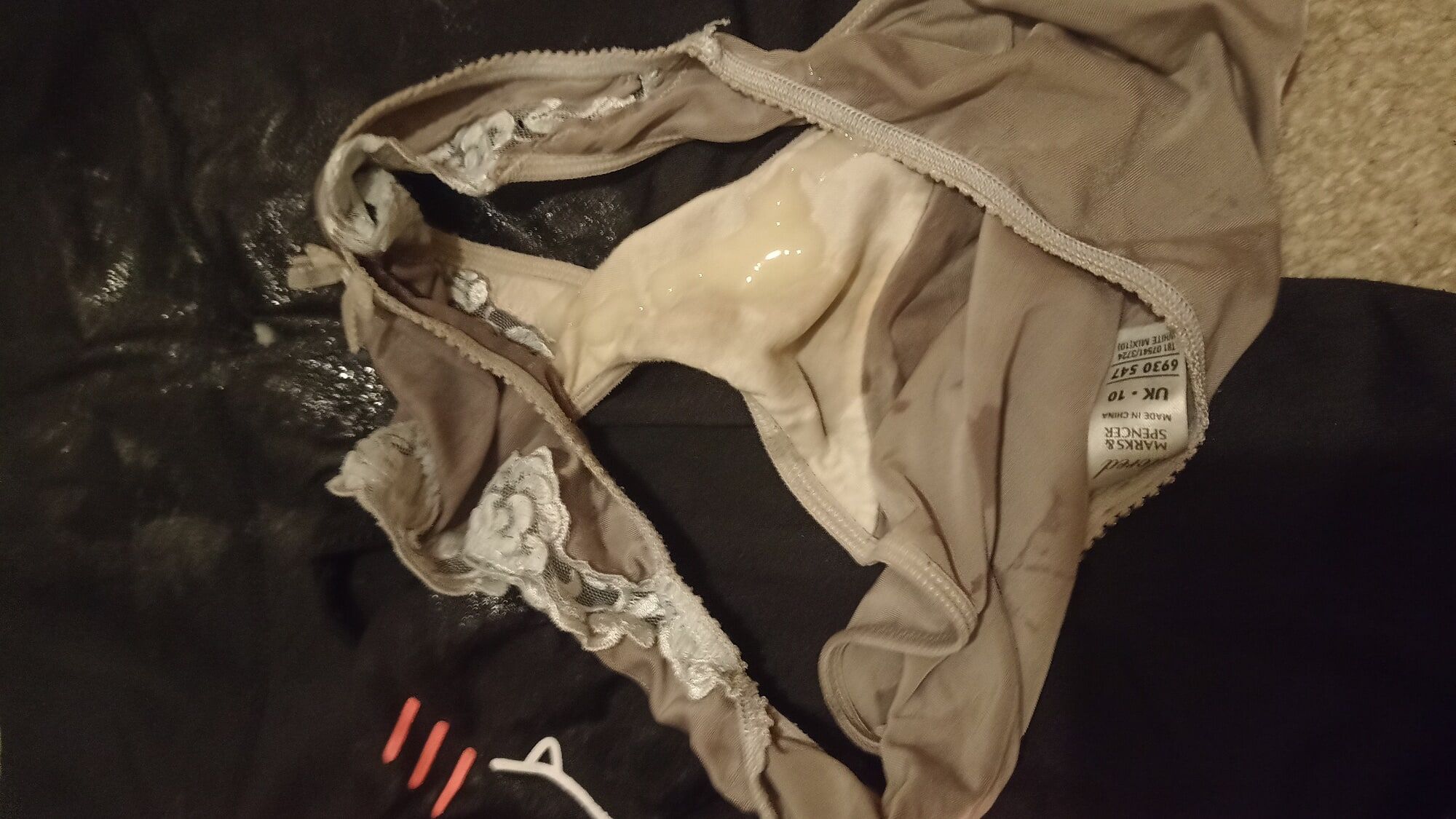 MASSIVE cumshot all over my workout clothes