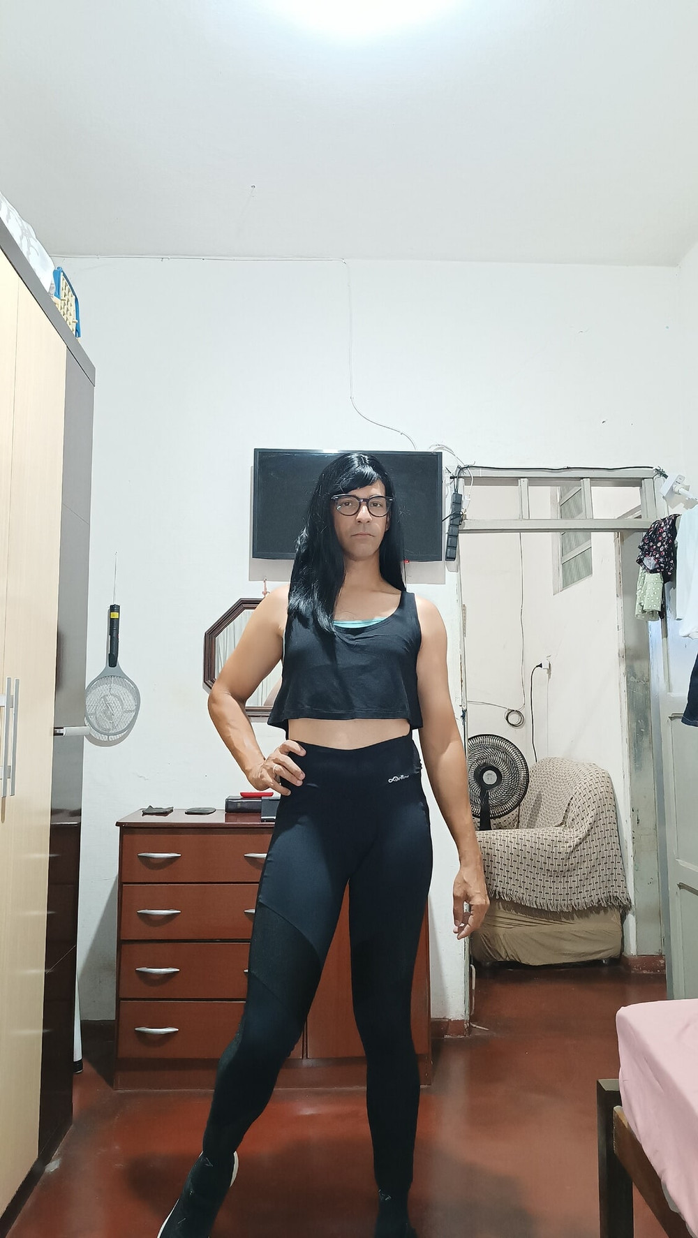 Sakura Nakamura Skinner Legging Gym  #18