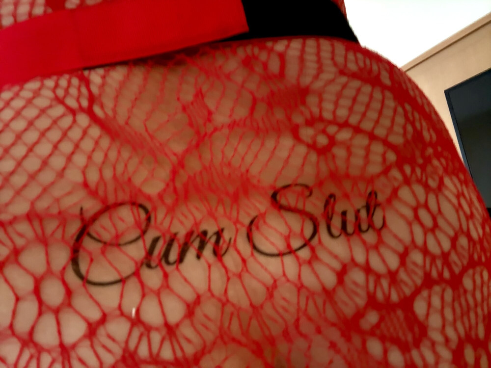 Tied up in Red body stocking  #9