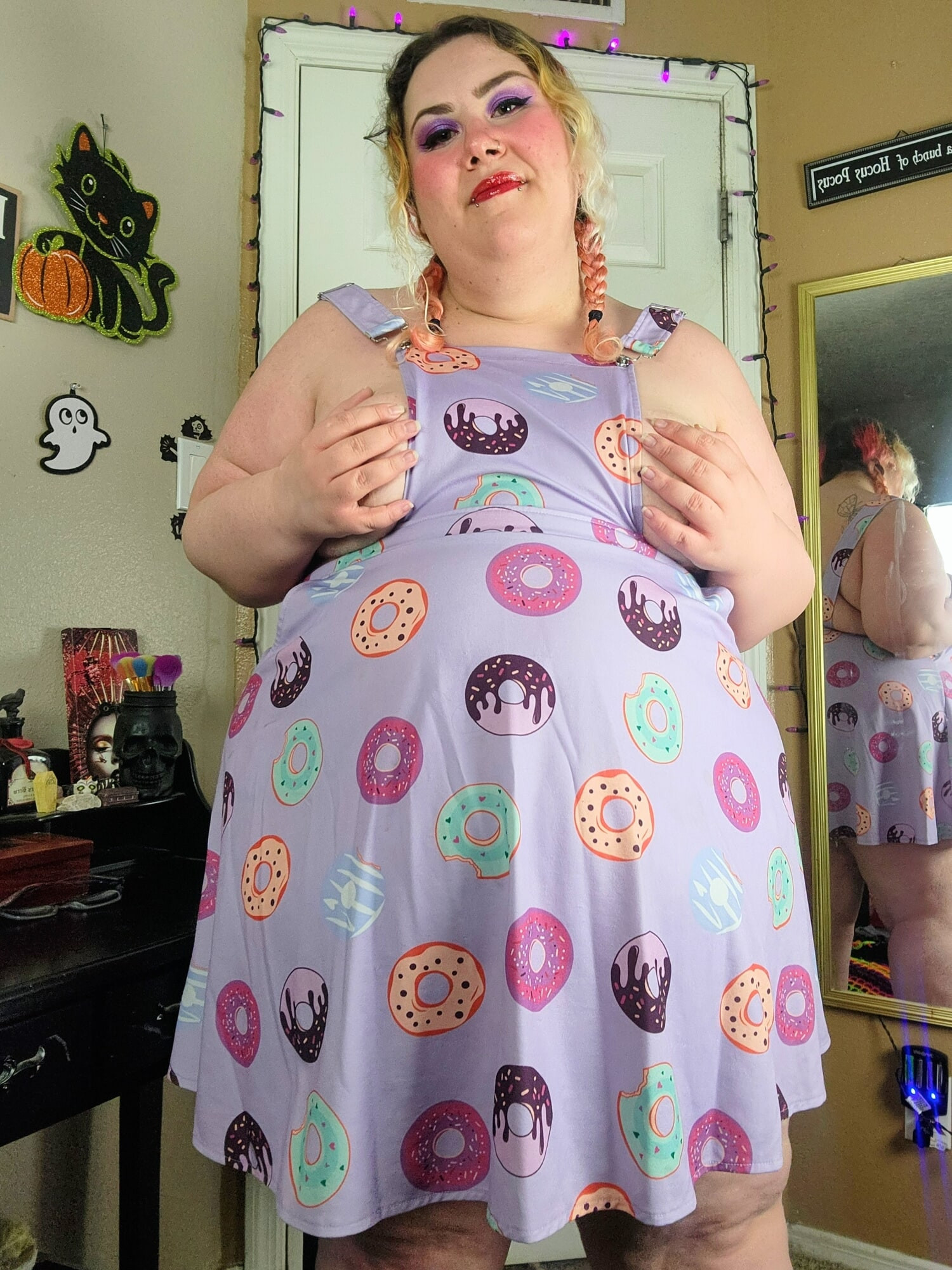Cute BBW in Donut Dress #4