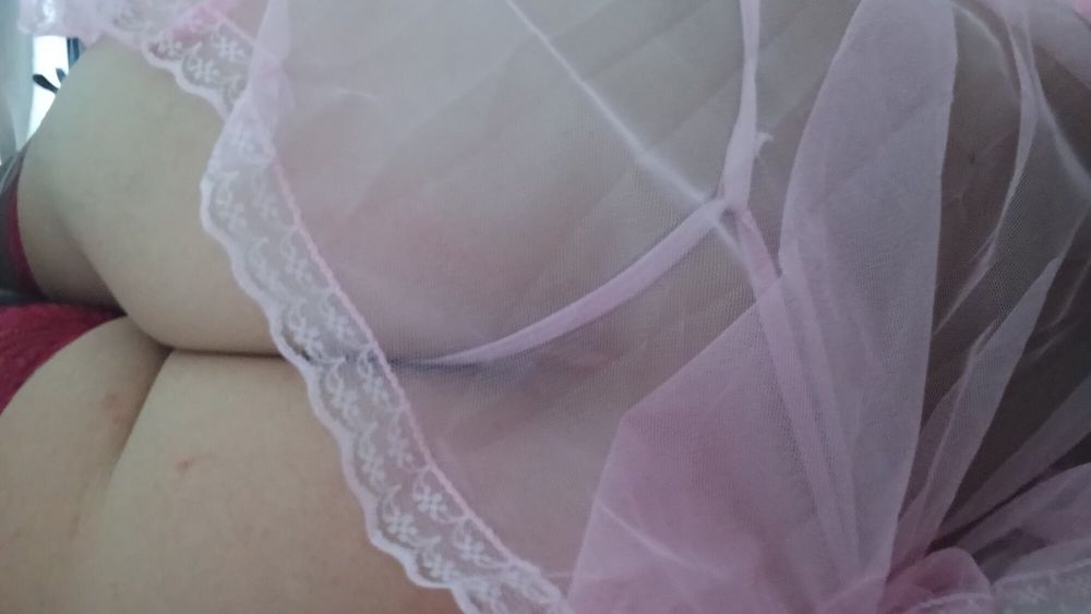 Pink pantie match with the nightie #34