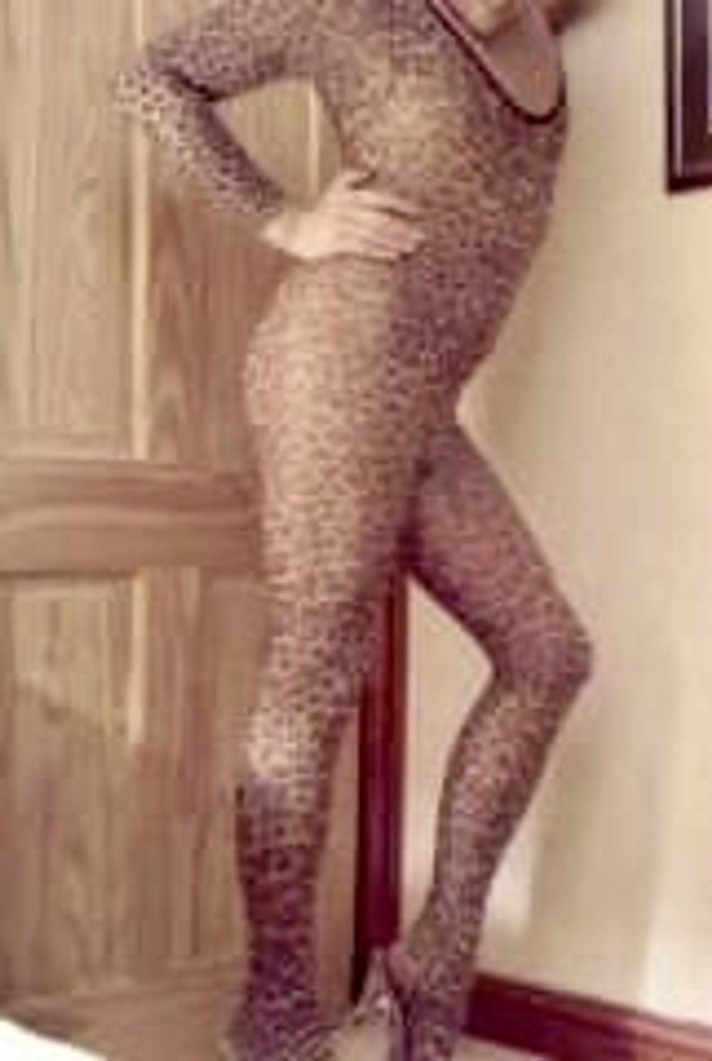 Leopard print body stocking #4