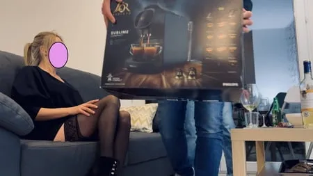 stranger come buy coffee maker and cum on me like a whore         