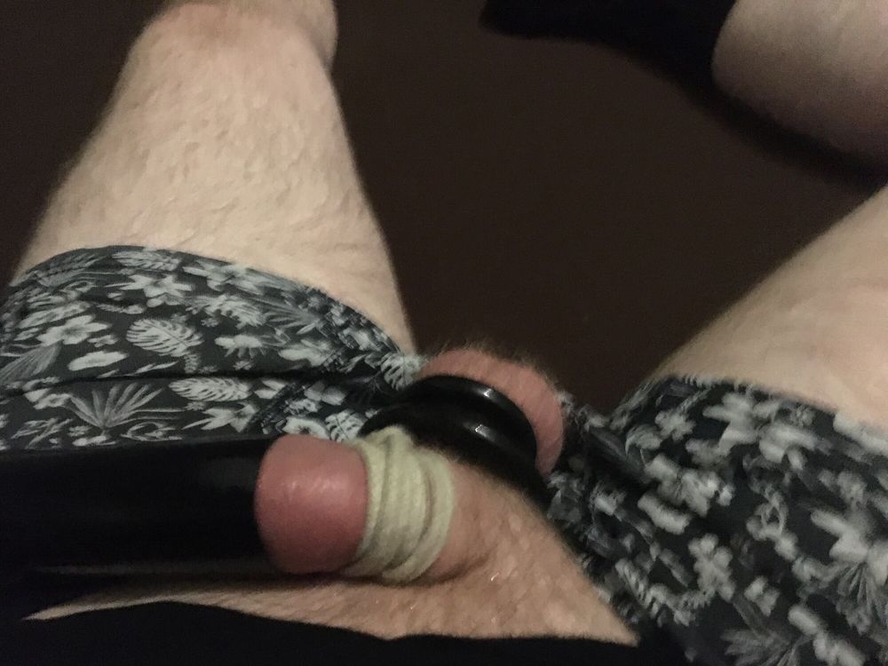 Balls With Rings And Cock With Cocksleeves And Bound #28