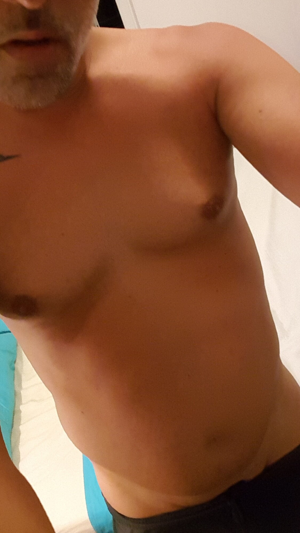 Shaved guy gets horny taking selfies with cock ring and un #7