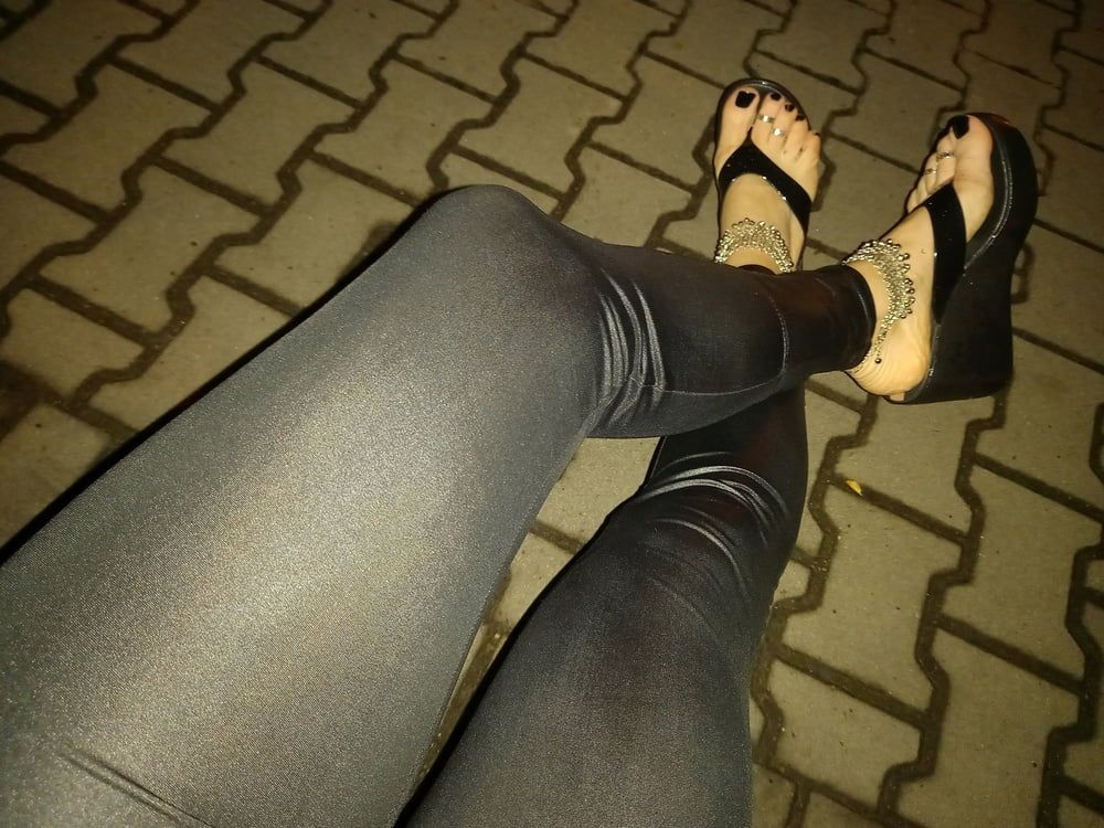 sexy feet and latex flip flops #31