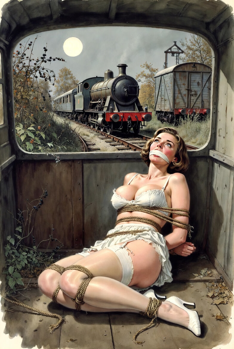 Pixwhores Experimental Enhanced: Stockings in the Railyard 1 #44