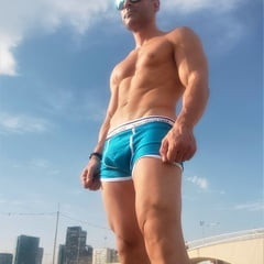 At the beach...