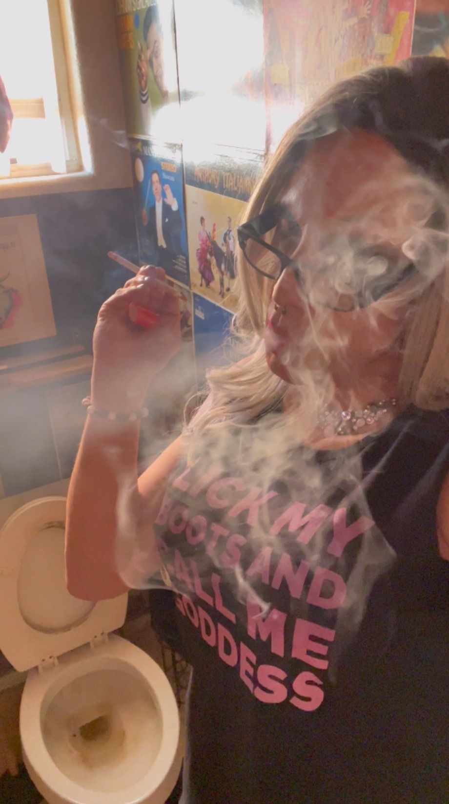 Trans Goddess Smoking Fetish #23