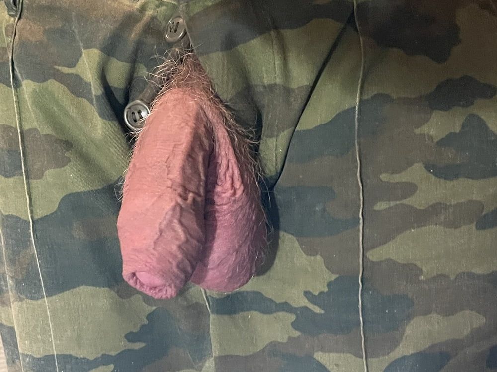 Military Uniform unleashed thick Russian dick