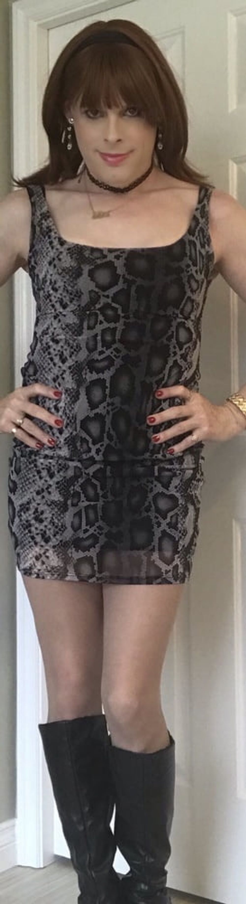 Snakeskin Dress #7