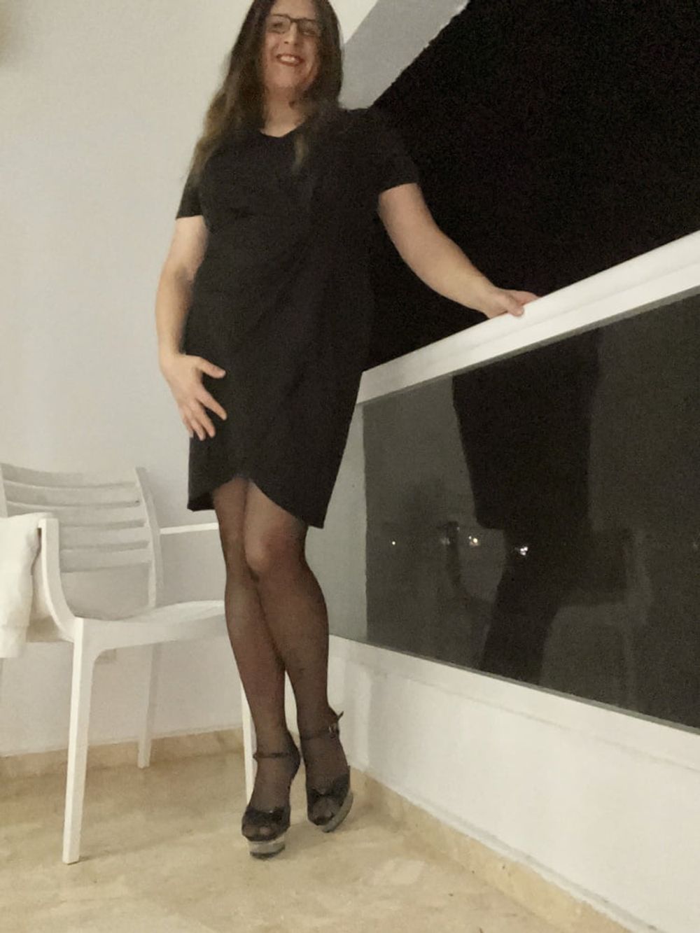 Sissy in black dress #11