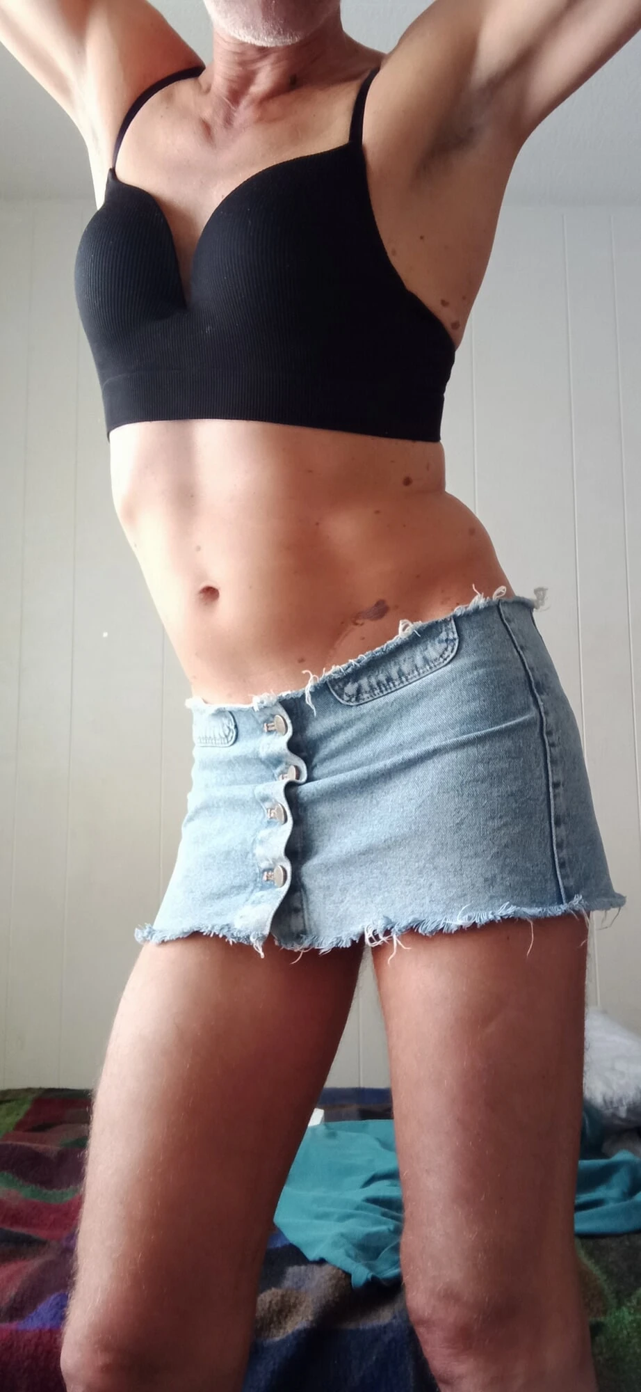 New Denim Skirt for Canadian Trans Lady. #3