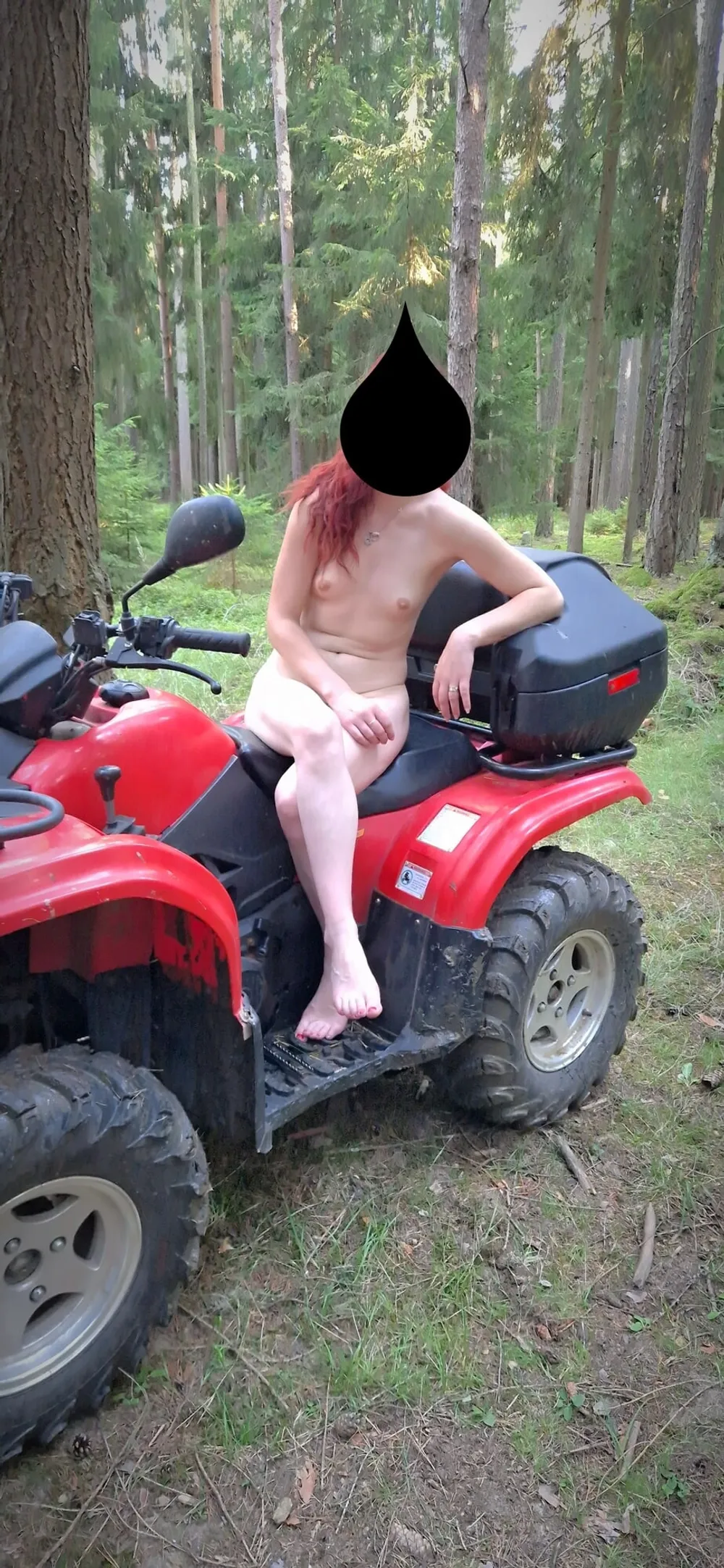  Take pictures and have sex in the forest on a quad bike #2