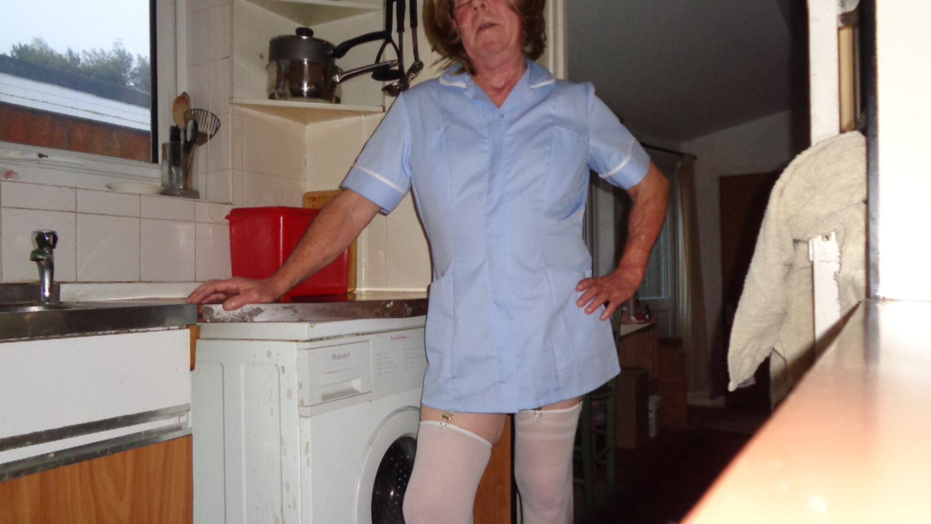 Nurse uniform time by Joanne.
