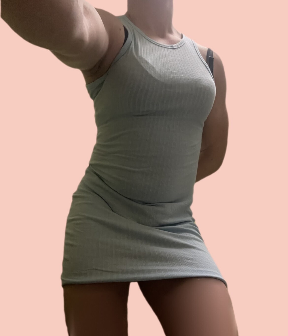 Sissy slut in dress