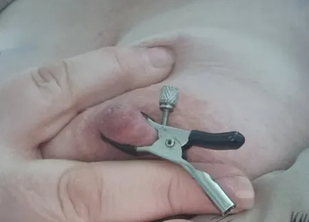 torturing my tits         