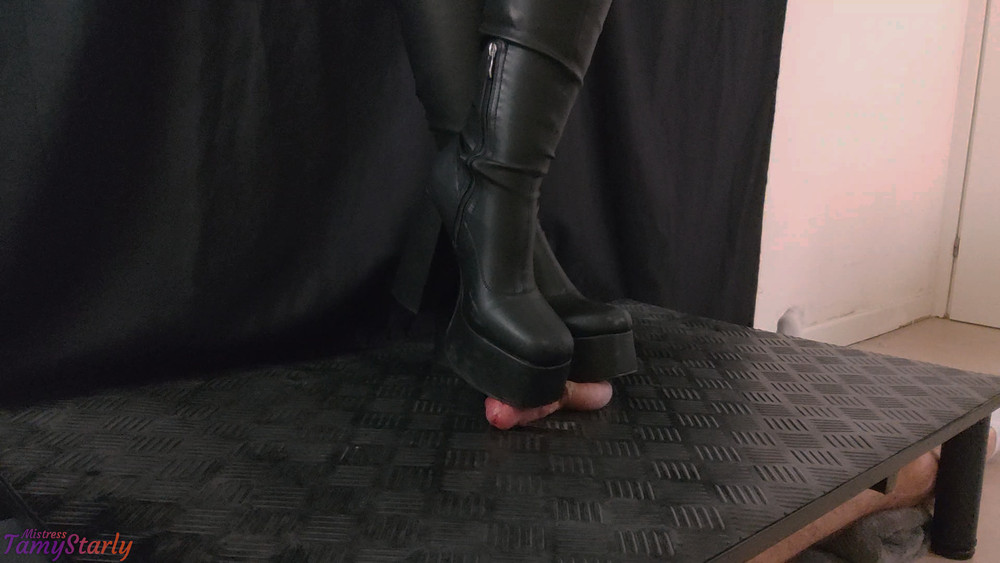 our Teacher Mistress Crushing Your Cock Again and Again #10