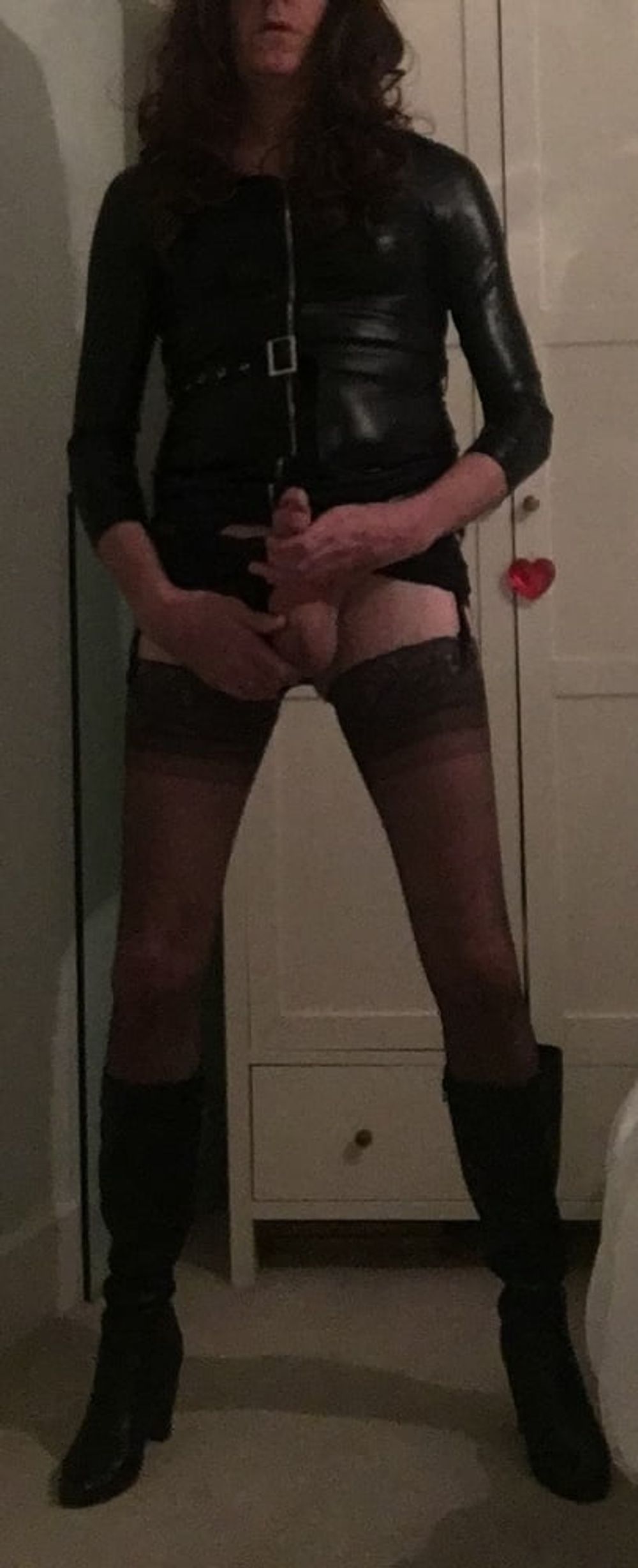 PVC crossdresser with cock #3