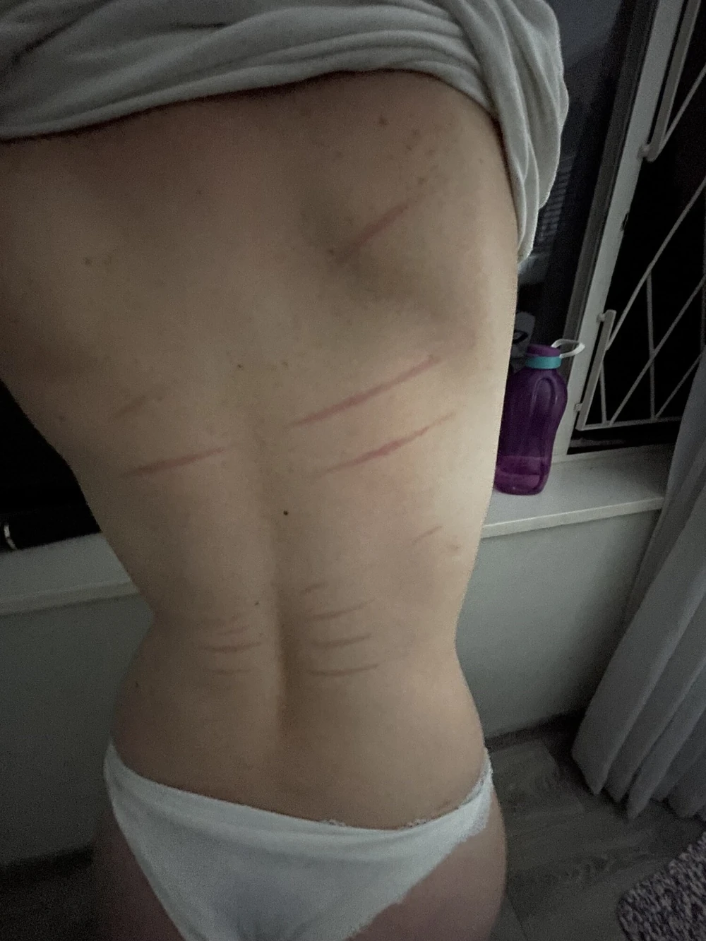 My wife the Brat getting punished