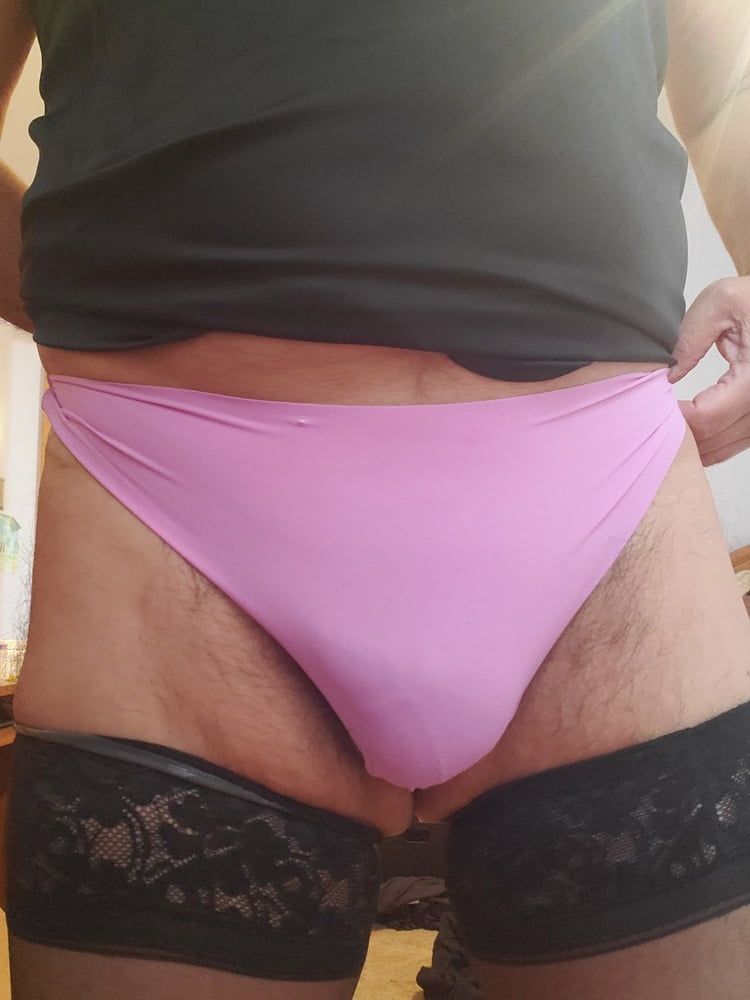 Me in My New Sexy Thong Panties!