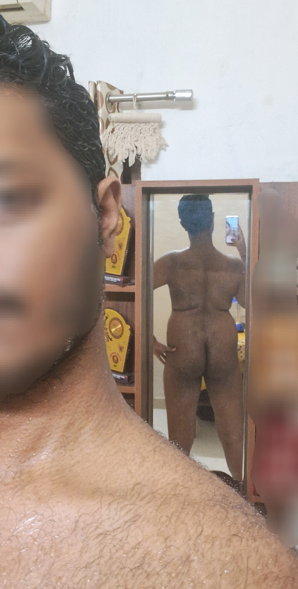 Mayank Wet After Rain Shower