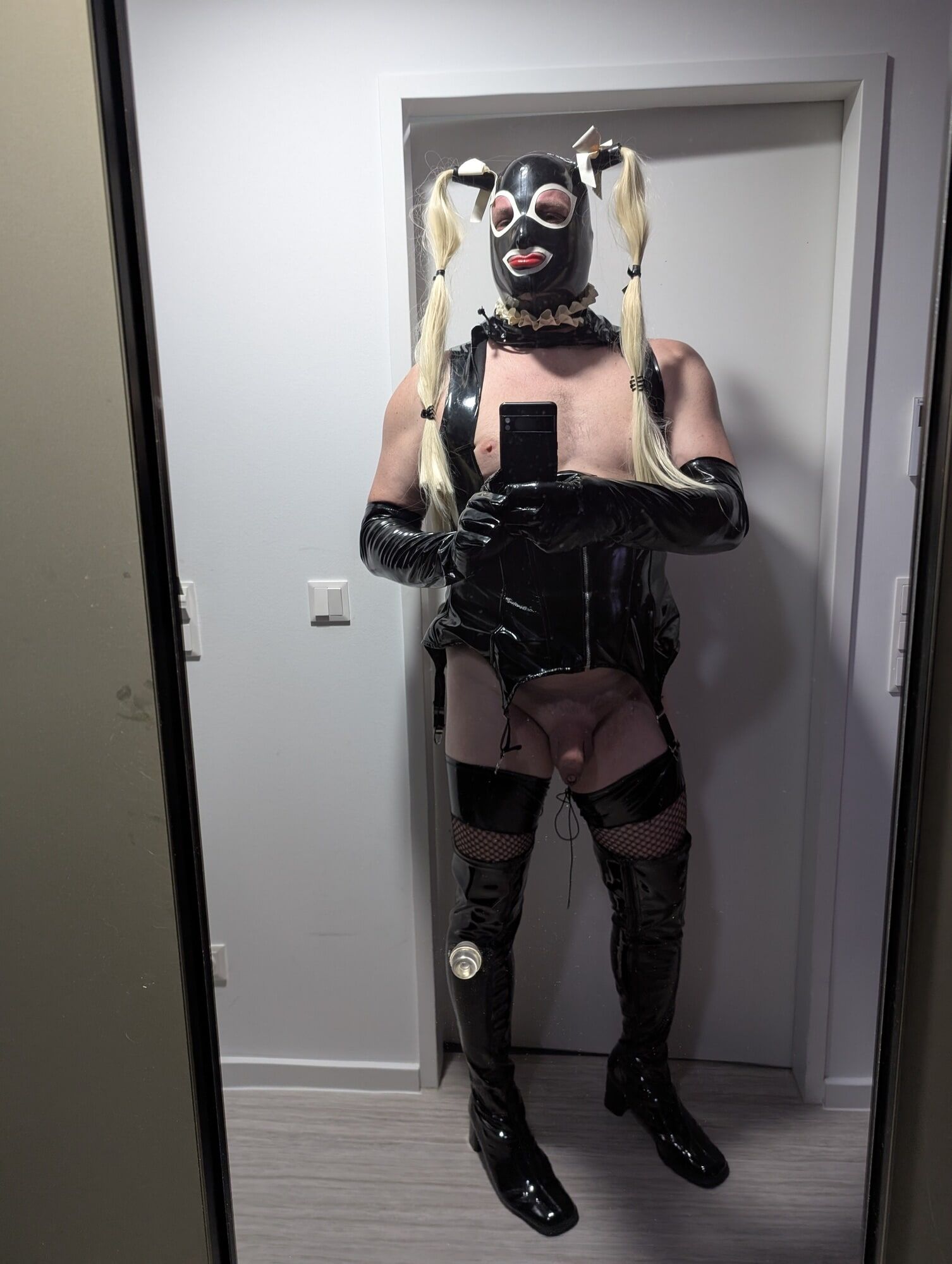 Masked Sissy in the Hotel  #3