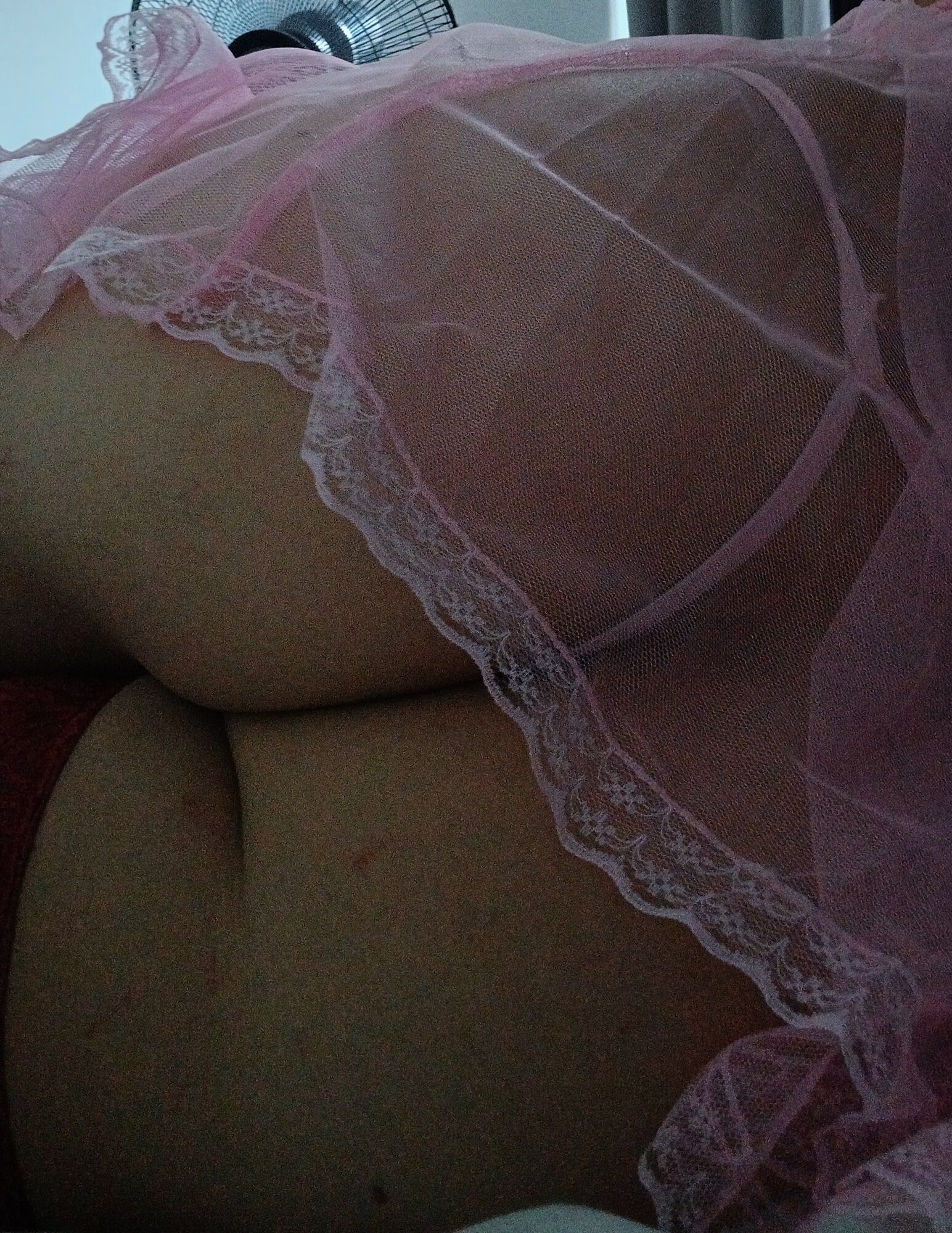 Pink pantie match with the nightie  #25