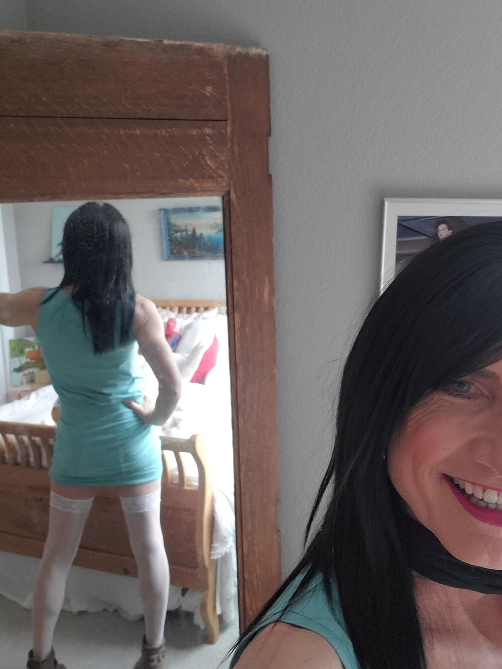 Blue dress three #29