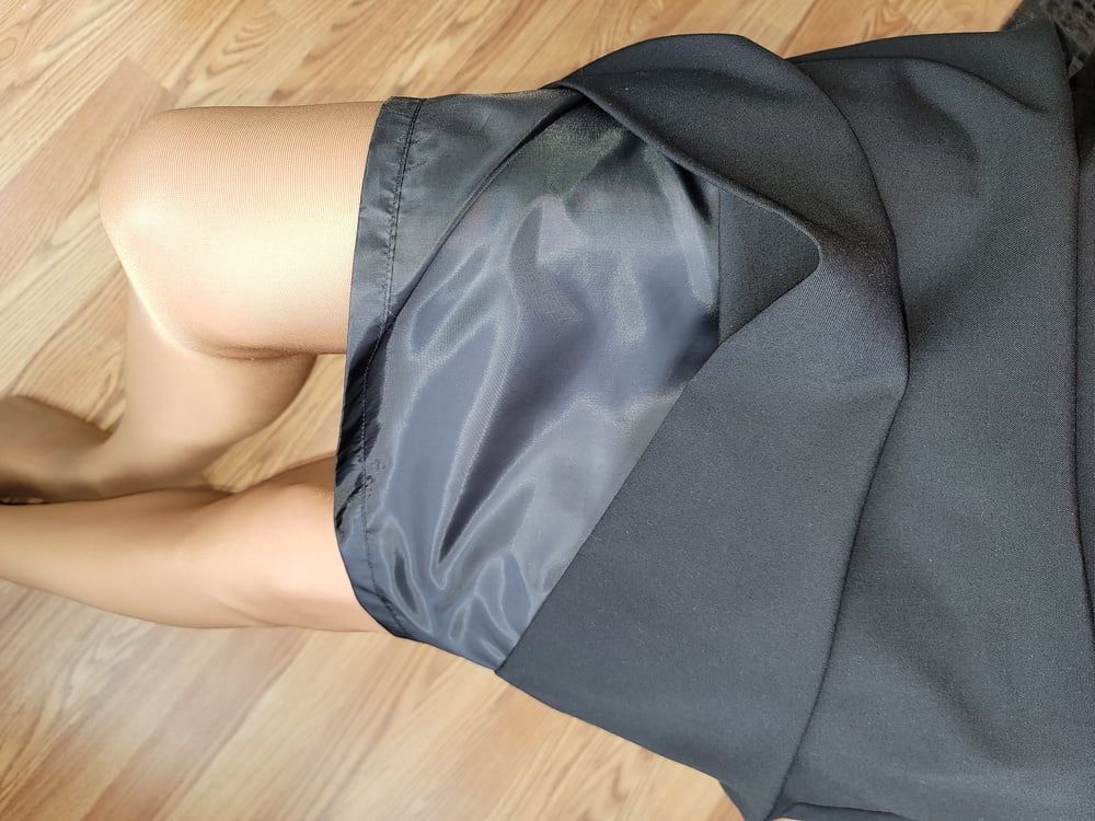 Skirts with a silky lining.