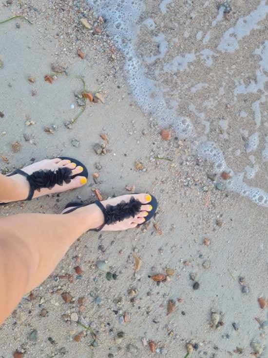 Wife beach feet #2