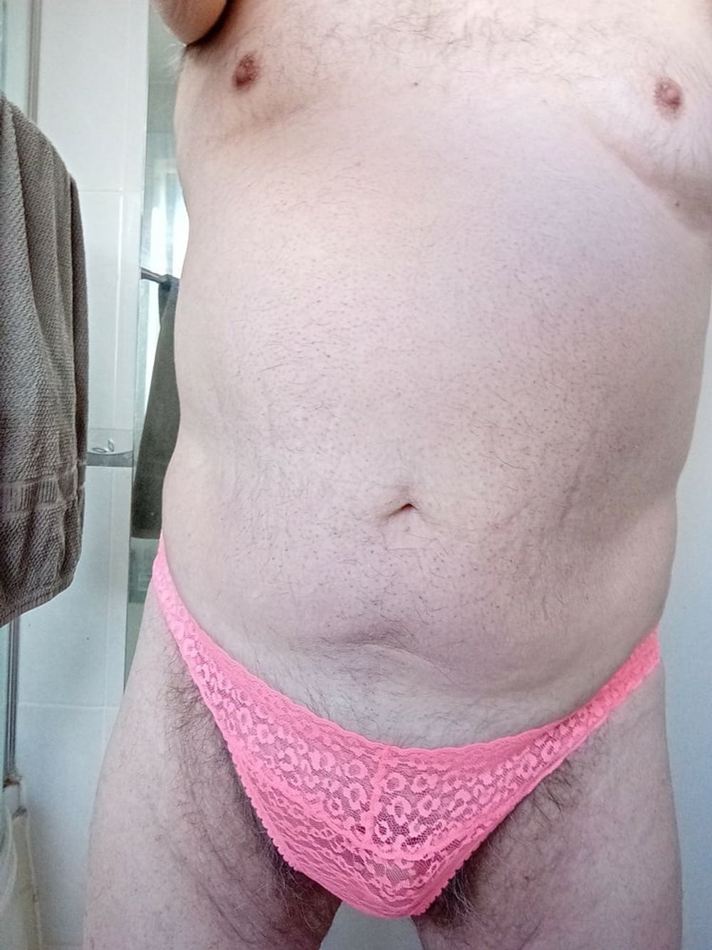 Peach Lacey panties