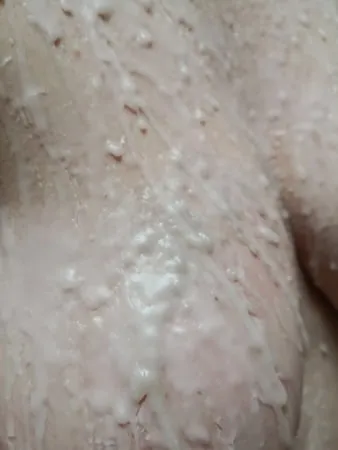 tits in hot wax         