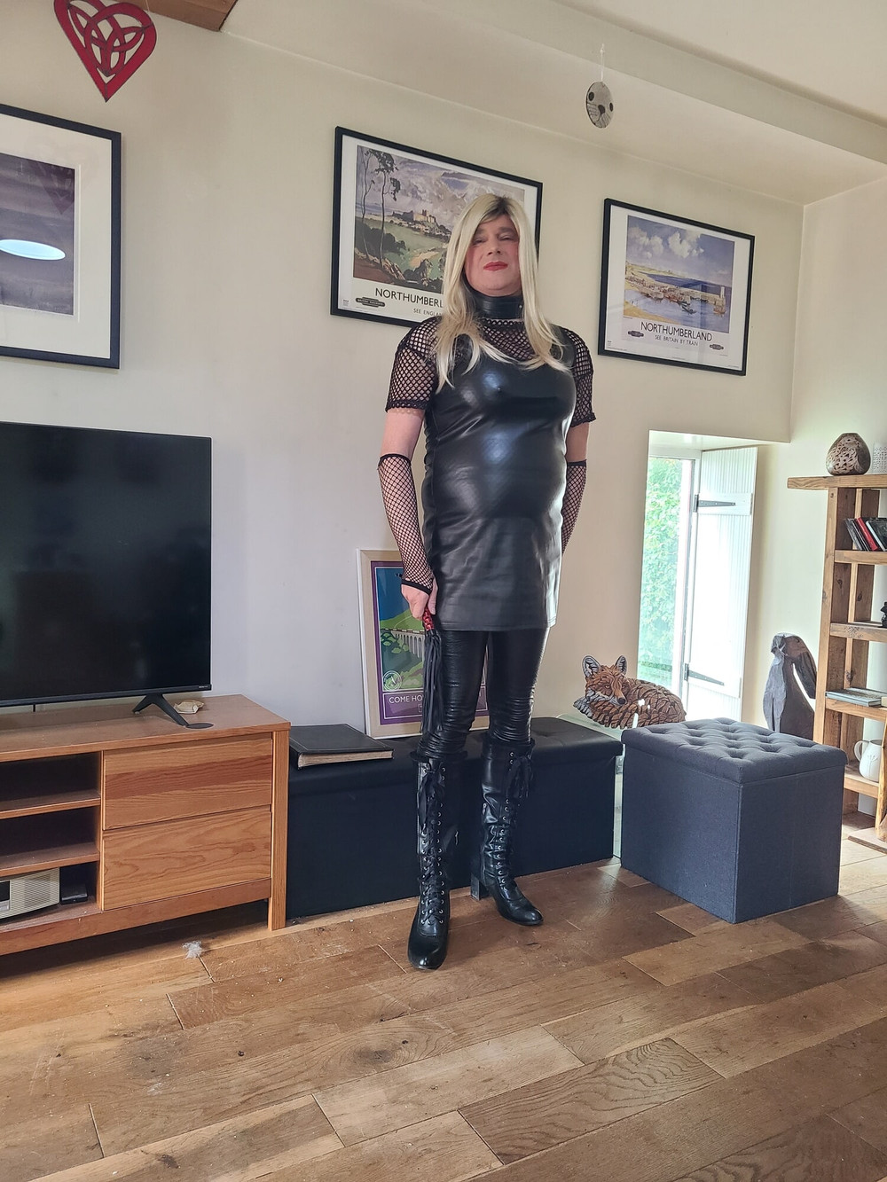 leather sissy #8