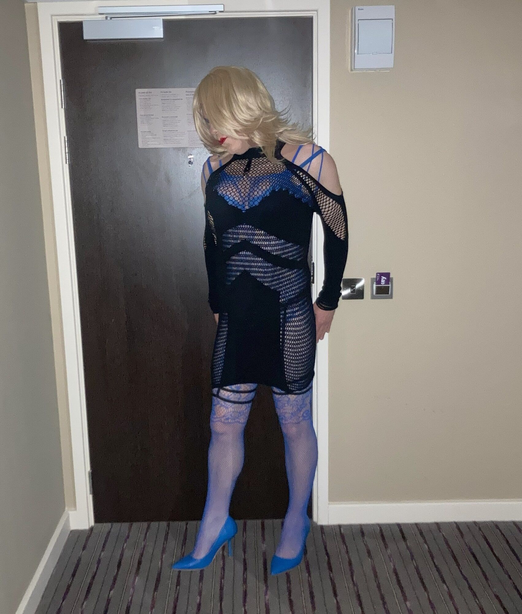 SuzieXX in call at the hotel 2 (blue) #2