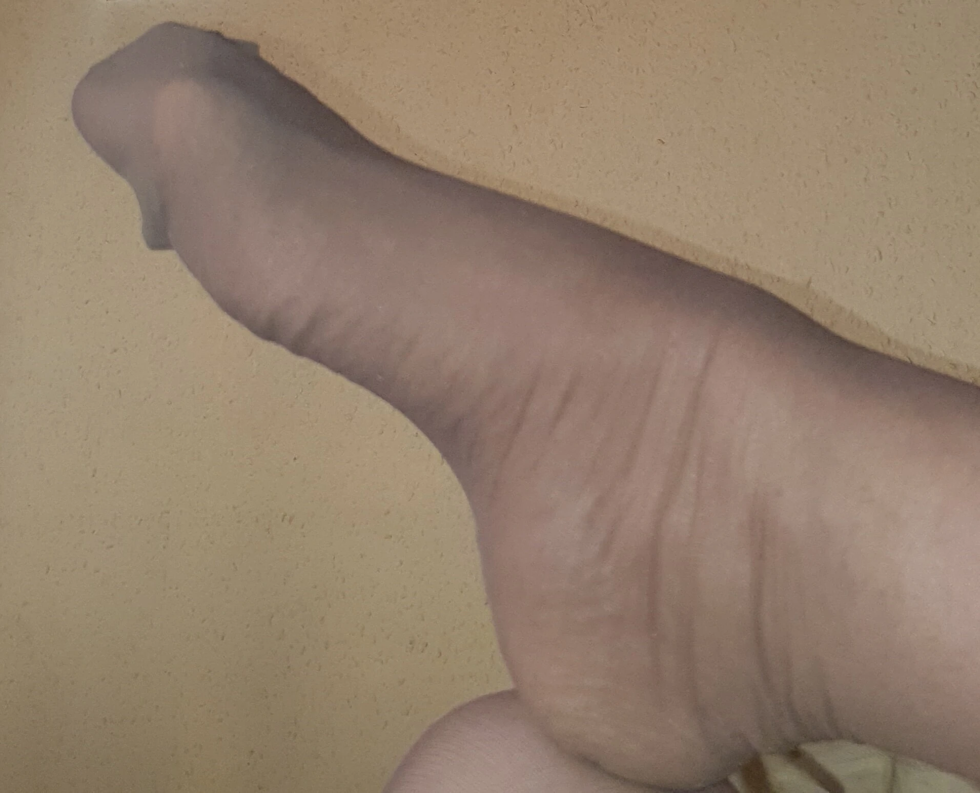 Nylon covered feet