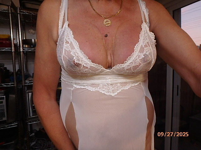 I like dressing like a girl and showing my cock. #29