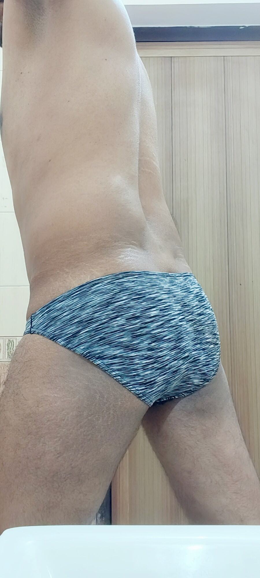Got some fresh pictures of my new underwear and beautiful di #18